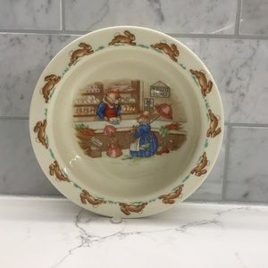 Royal Doulton Bunnykins Mr Piggly’s Stores Bowl